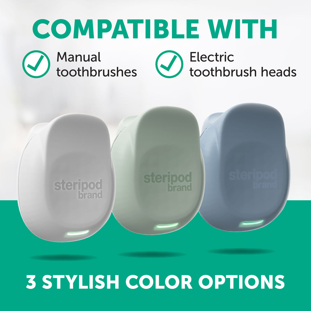 Compatible With Manual Toothbrushes, Electric toothbrush heads, 2 stylish color options