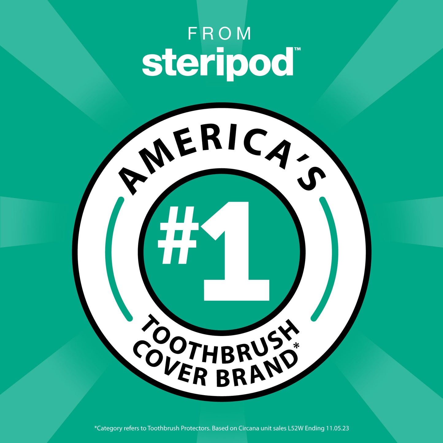 
                  
                    From Steripod, America's first toothbrush cover brand
                  
                