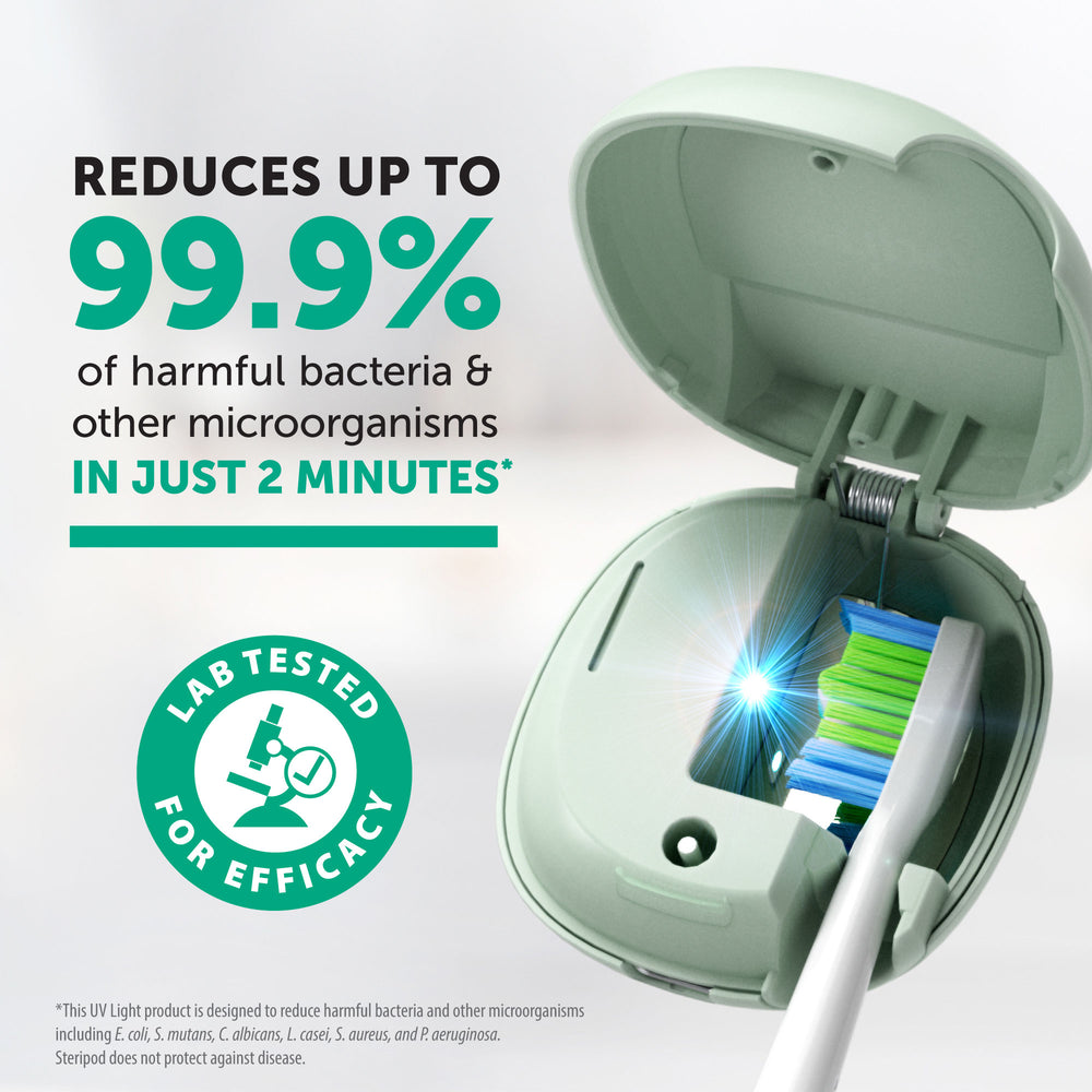 
                  
                    Reduces up to 99.9 percent of harmful bacteria and other microorganisms in just 2 minutes. Lab tested for efficacy.
                  
                